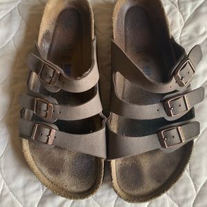 Soft Footbed Brown Birkenstock Sandals Size 41